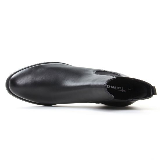 boots élastiquées noir mode femme automne hiver - Photo Produit 4
