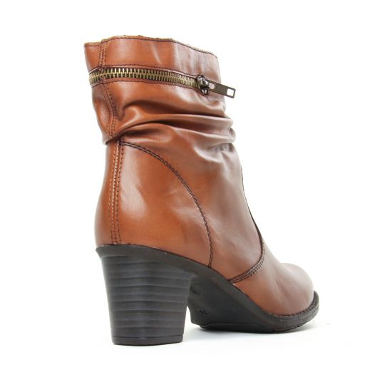 boots fourrées marron mode femme automne hiver - Photo Produit 7