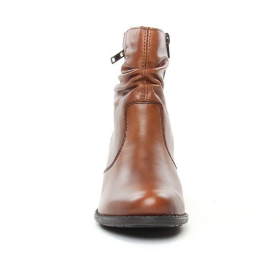 boots fourrées marron mode femme automne hiver - Photo Produit 6