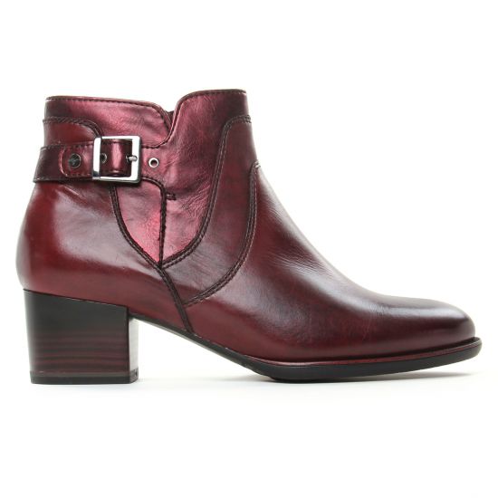 boots Jodhpur bordeaux mode femme automne hiver - Photo Produit 2
