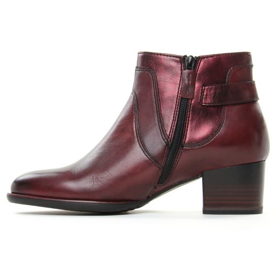 boots Jodhpur bordeaux mode femme automne hiver - Photo Produit 3