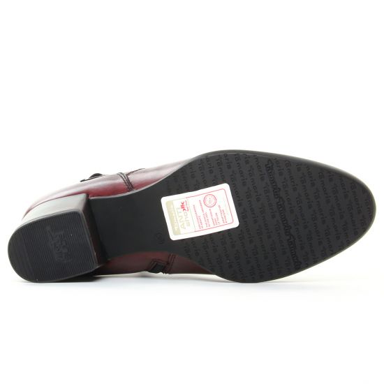 boots Jodhpur bordeaux mode femme automne hiver - Photo Produit 5