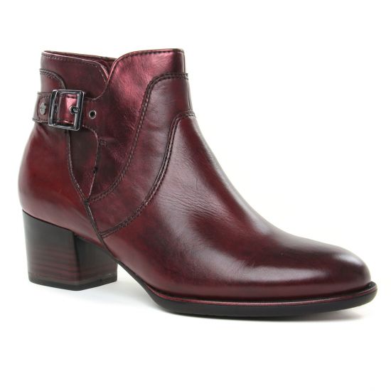 Boots Jodhpur Tamaris 25361 Bordeaux, vue principale de la chaussure femme