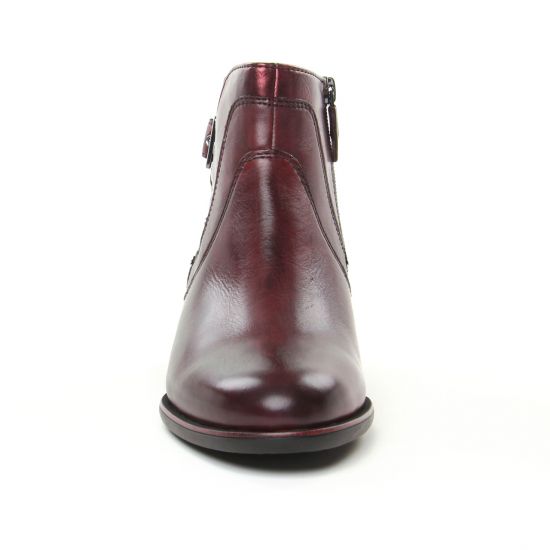 boots Jodhpur bordeaux mode femme automne hiver - Photo Produit 6