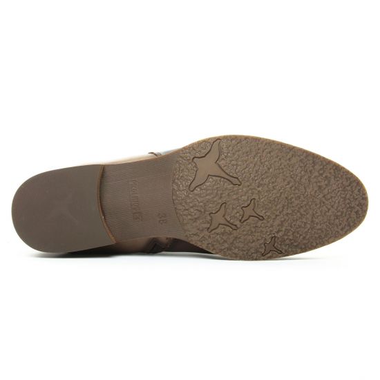 boots Jodhpur marron beige mode femme automne hiver - Photo Produit 5