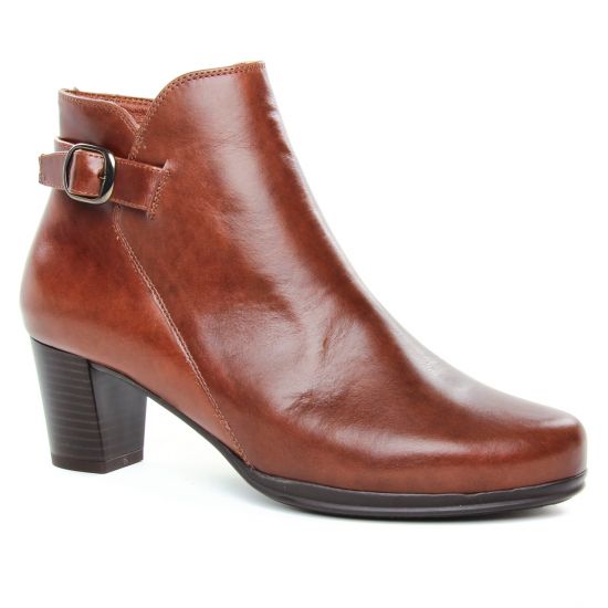 Bottines Et Boots Karston Air Tucko Cognac, vue principale de la chaussure femme