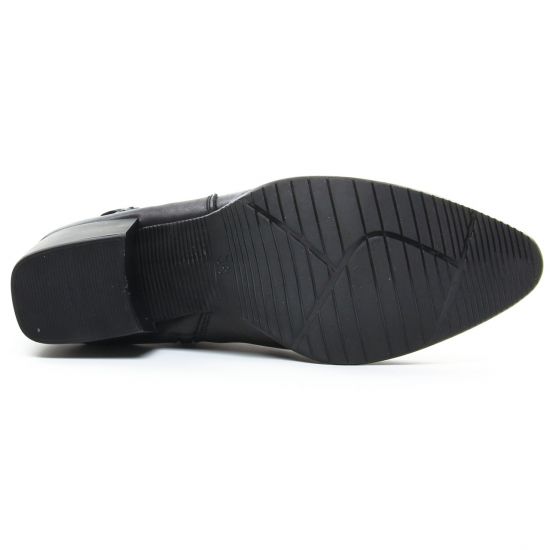 boots Jodhpur noir mode femme automne hiver - Photo Produit 5