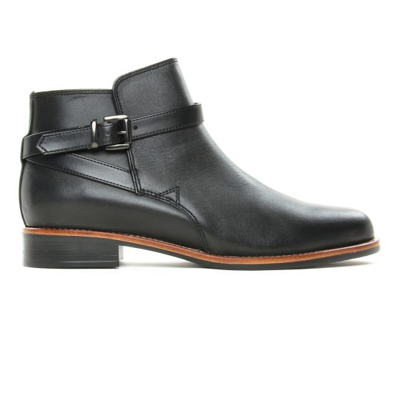boots Jodhpur noir mode femme automne hiver - Photo Produit 2