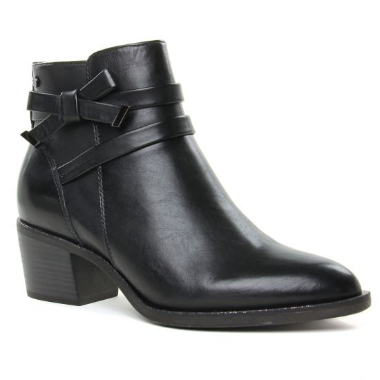 Bottines Et Boots Tamaris 25063 Black Leather, vue principale de la chaussure femme