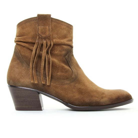 boots marron mode femme automne hiver - Photo Produit 2