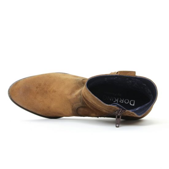 boots marron mode femme automne hiver - Photo Produit 4