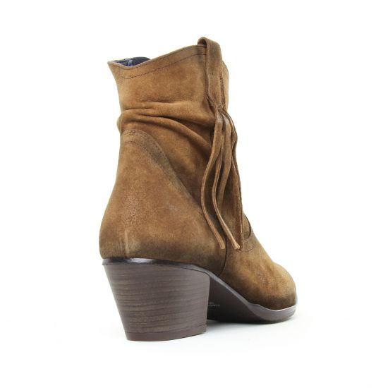 boots marron mode femme automne hiver - Photo Produit 7