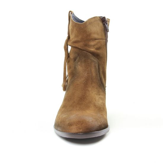 boots marron mode femme automne hiver - Photo Produit 6