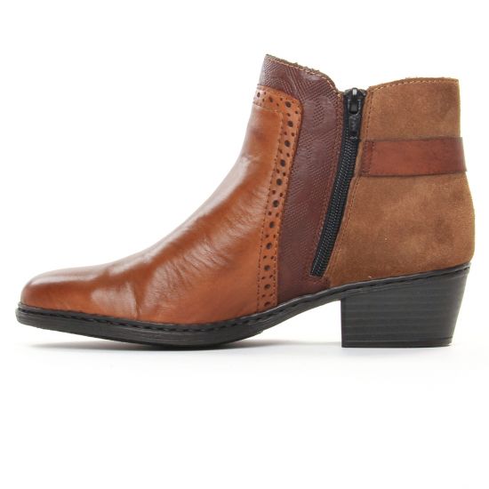 boots marron mode femme automne hiver - Photo Produit 3