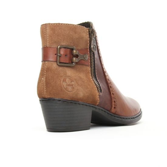 boots marron mode femme automne hiver - Photo Produit 7