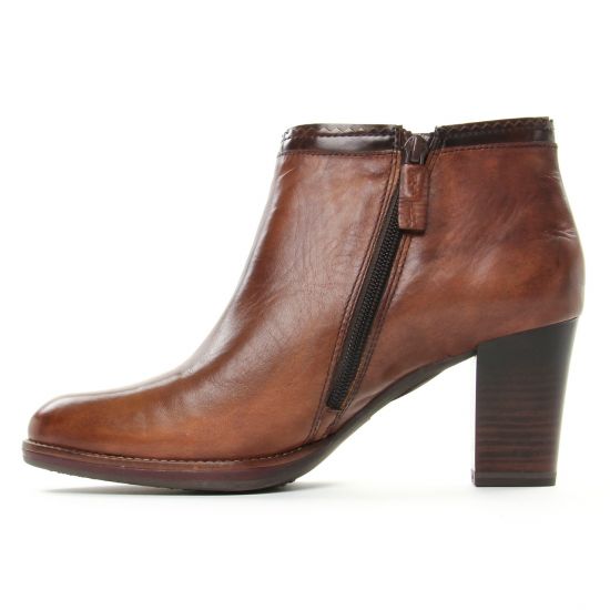 boots marron mode femme automne hiver - Photo Produit 3
