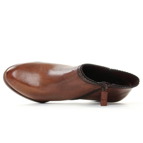 boots marron mode femme automne hiver - Photo Produit 4