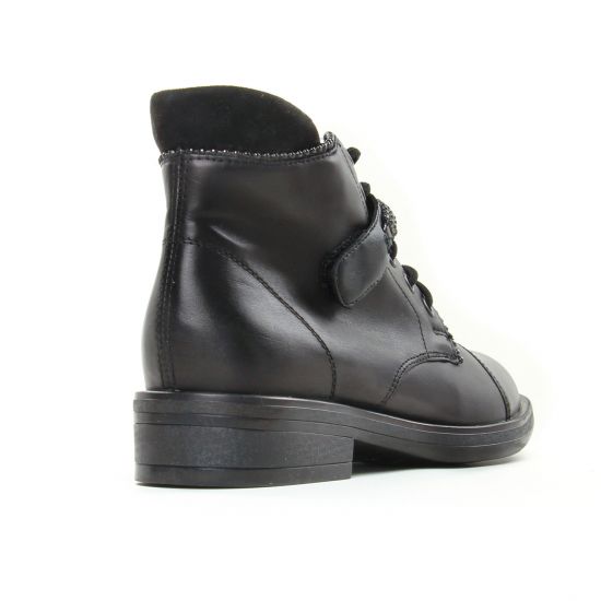 boots noir mode femme automne hiver - Photo Produit 7