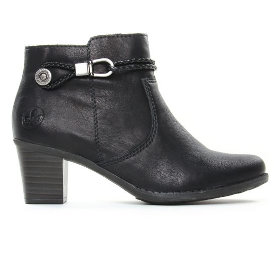 boots noir mode femme automne hiver - Photo Produit 2