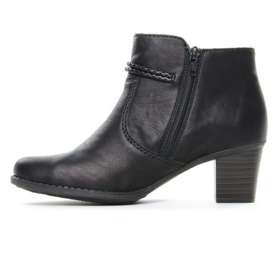 boots noir mode femme automne hiver - Photo Produit 3
