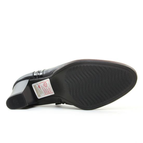 boots noir mode femme automne hiver - Photo Produit 5