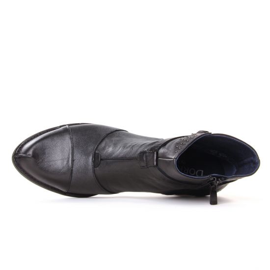 boots talon noir mode femme automne hiver - Photo Produit 4
