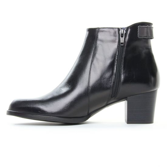 boots talon noir mode femme automne hiver - Photo Produit 3
