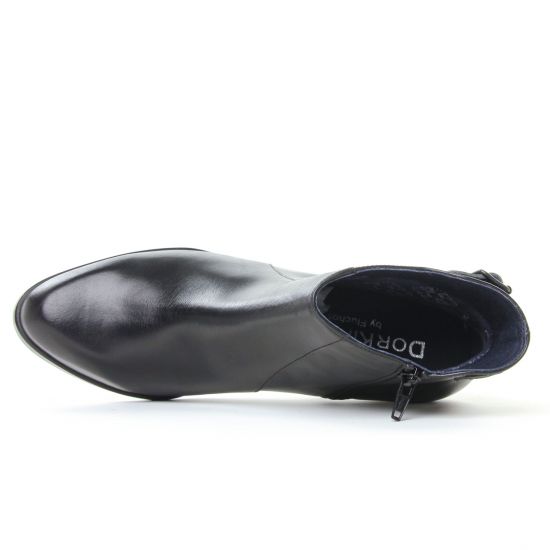 boots talon noir mode femme automne hiver - Photo Produit 4