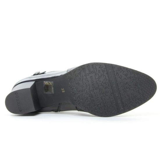 boots talon noir mode femme automne hiver - Photo Produit 5