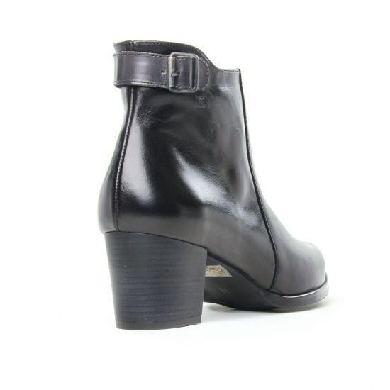 boots talon noir mode femme automne hiver - Photo Produit 7