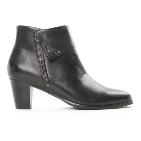 boots talon noir mode femme automne hiver - Photo Produit 2