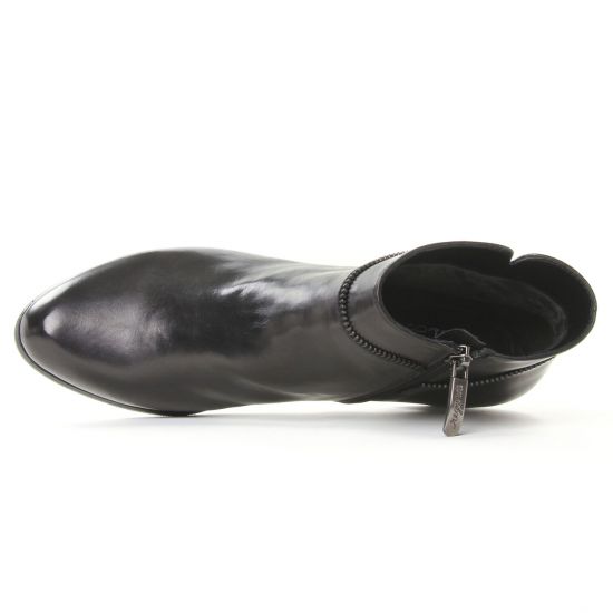 boots talon noir mode femme automne hiver - Photo Produit 4