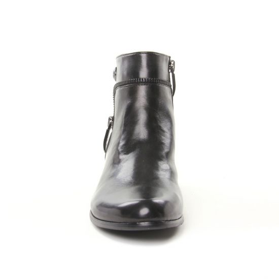 boots talon noir mode femme automne hiver - Photo Produit 6
