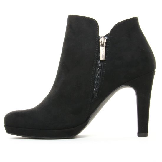 boots talon noir mode femme automne hiver - Photo Produit 3
