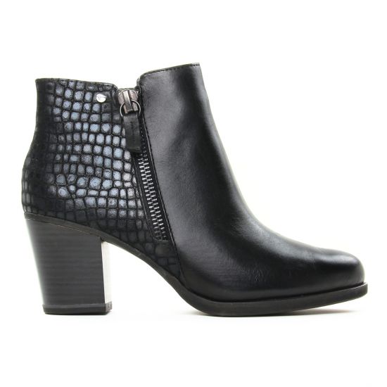 boots talon noir mode femme automne hiver - Photo Produit 2