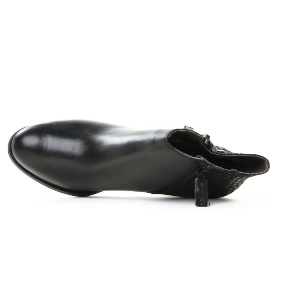 boots talon noir mode femme automne hiver - Photo Produit 4