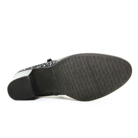 boots talon noir mode femme automne hiver - Photo Produit 5