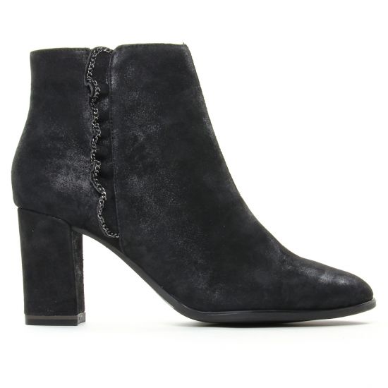 boots talon noir mode femme automne hiver - Photo Produit 2