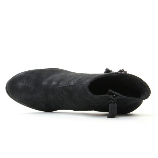 boots talon noir mode femme automne hiver - Photo Produit 4