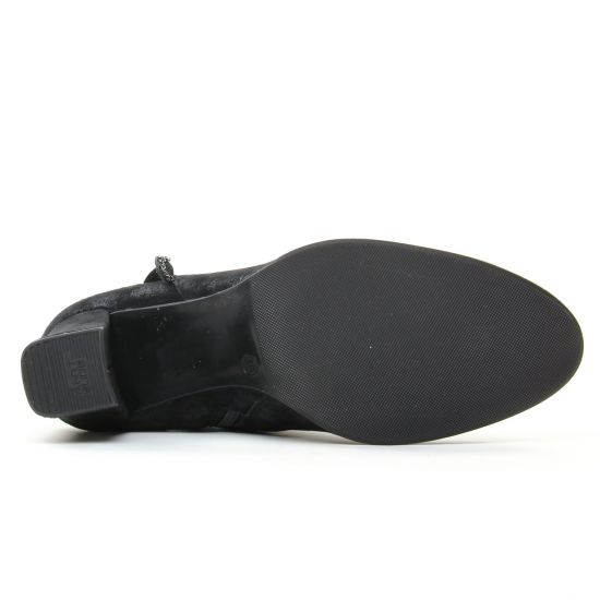 boots talon noir mode femme automne hiver - Photo Produit 5