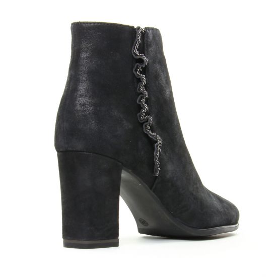 boots talon noir mode femme automne hiver - Photo Produit 7