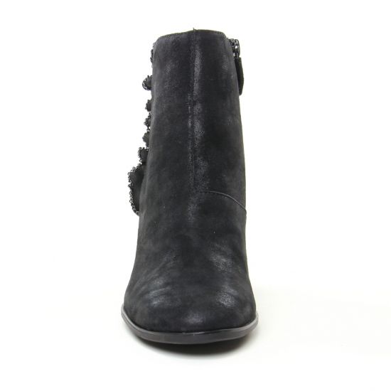 boots talon noir mode femme automne hiver - Photo Produit 6