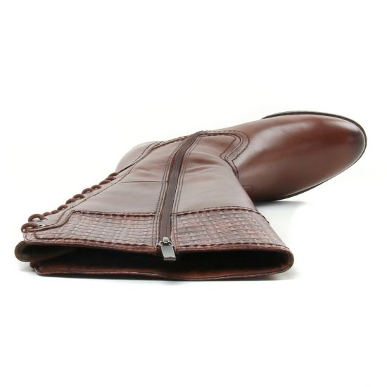 bottes marron mode femme automne hiver - Photo Produit 4
