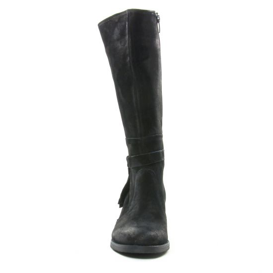 bottes noir mode femme automne hiver - Photo Produit 6