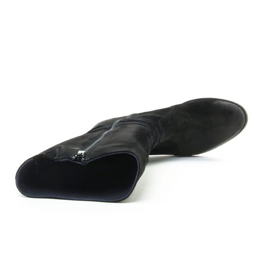 bottes noir mode femme automne hiver - Photo Produit 4