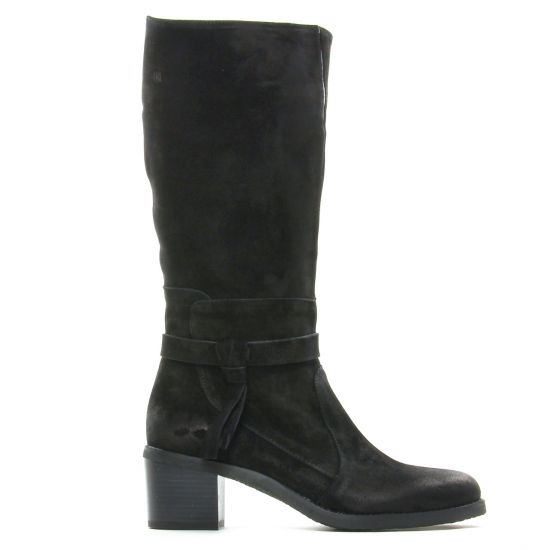 bottes noir mode femme automne hiver - Photo Produit 2