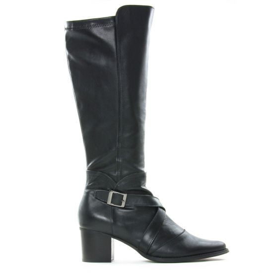 bottes noir mode femme automne hiver - Photo Produit 2