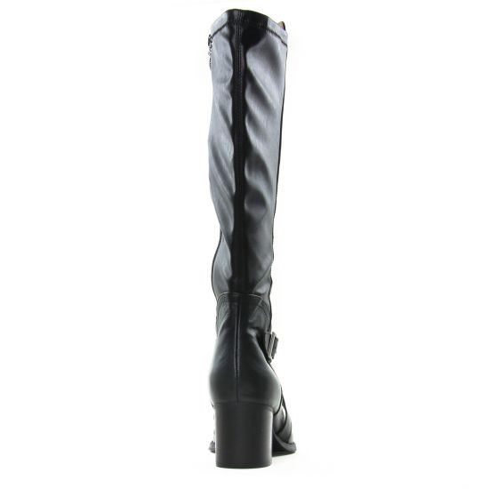 bottes noir mode femme automne hiver - Photo Produit 5