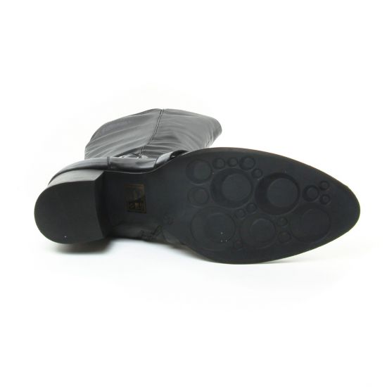 bottes noir mode femme automne hiver - Photo Produit 4