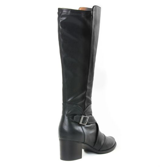 bottes noir mode femme automne hiver - Photo Produit 6